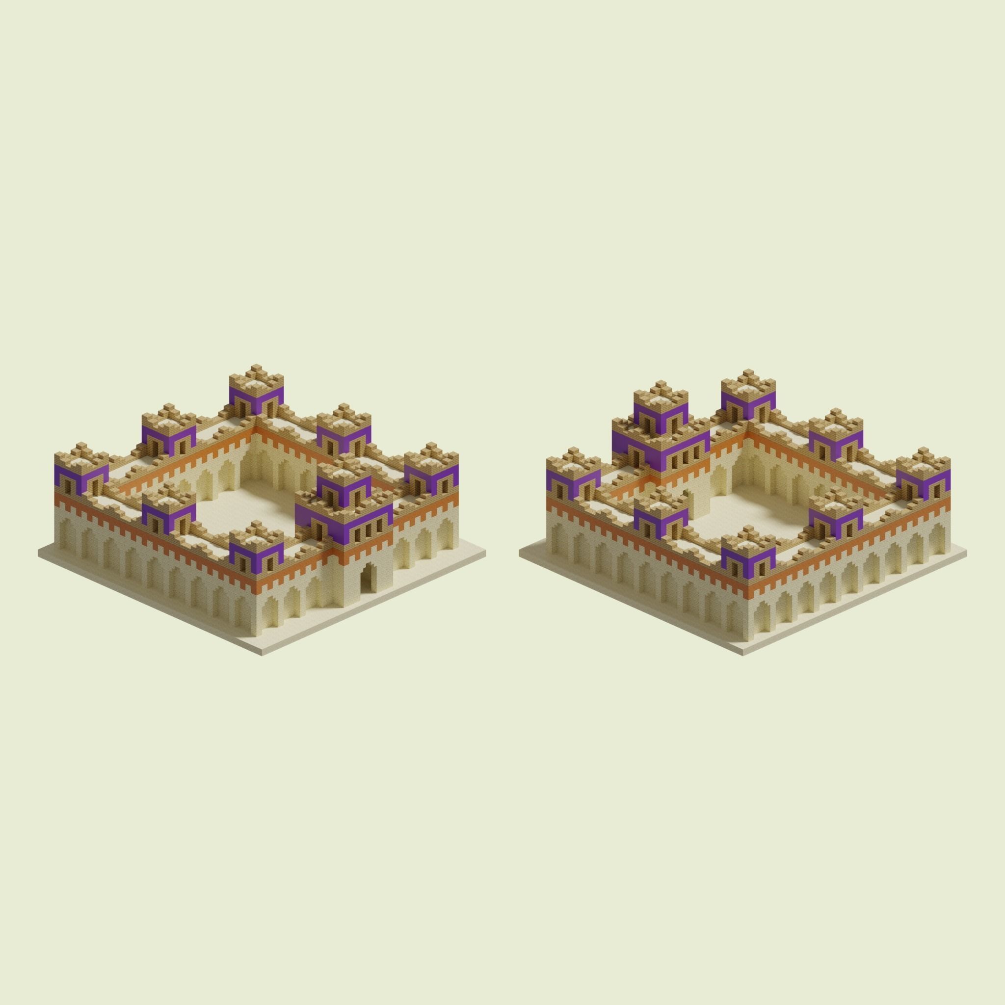 Babel Walls 3D model_1