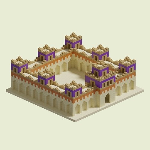 Babel Walls 3D model