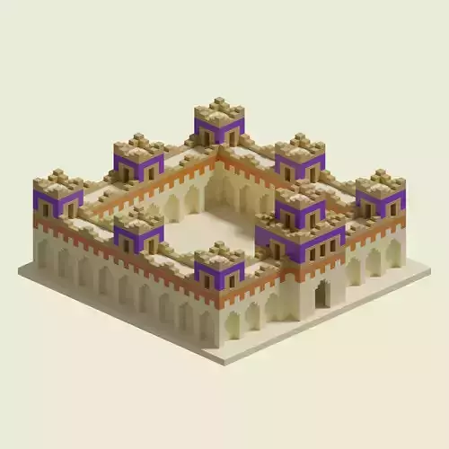 Babel Walls 3D model