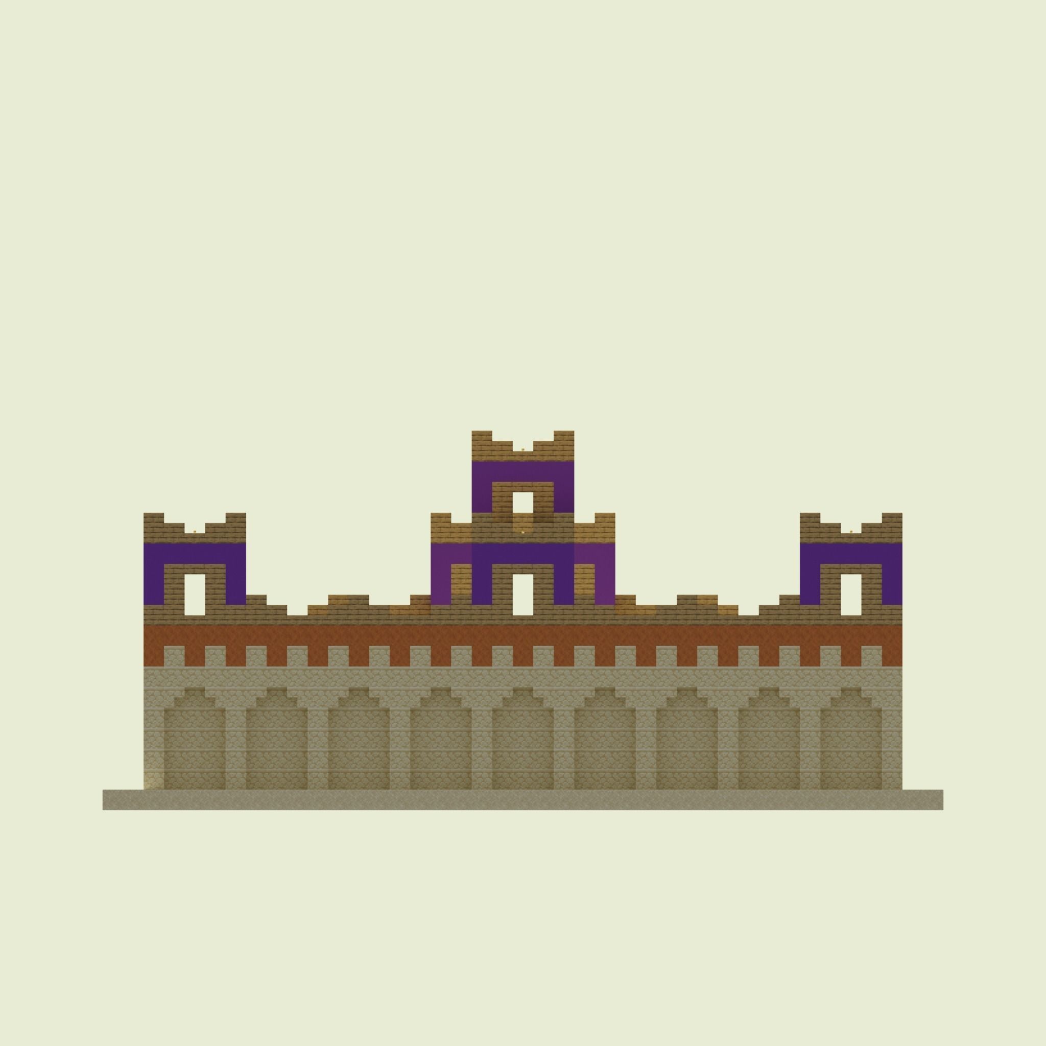 Babel Walls 3D model_7