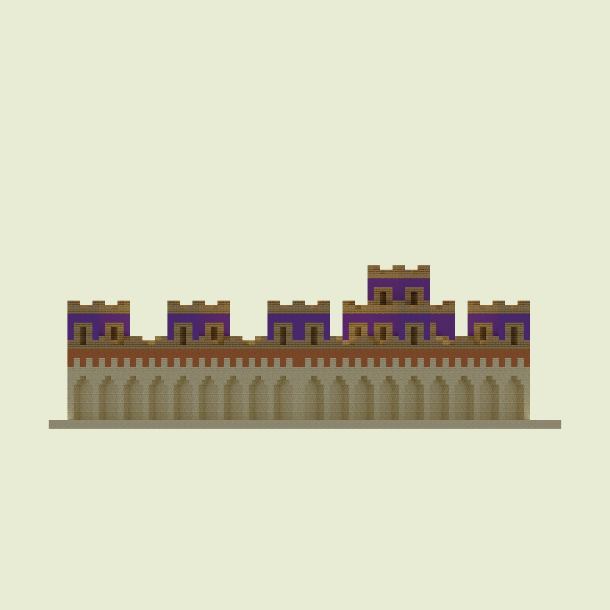 Babel Walls 3D model_6