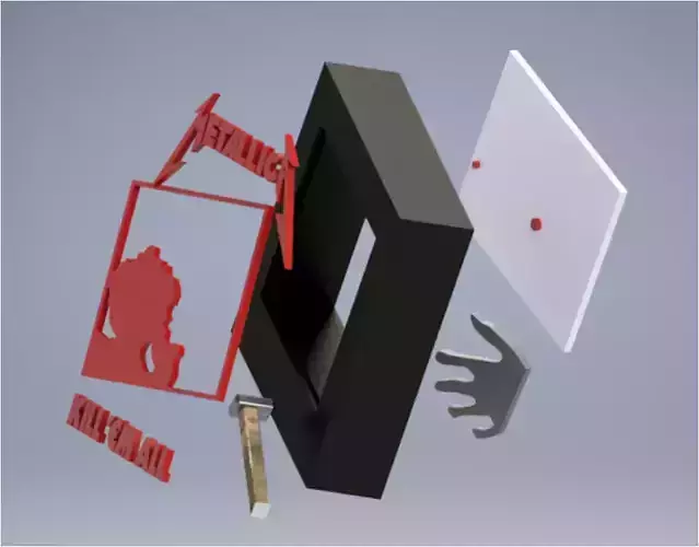 Metallica Kill Em All 3D print model