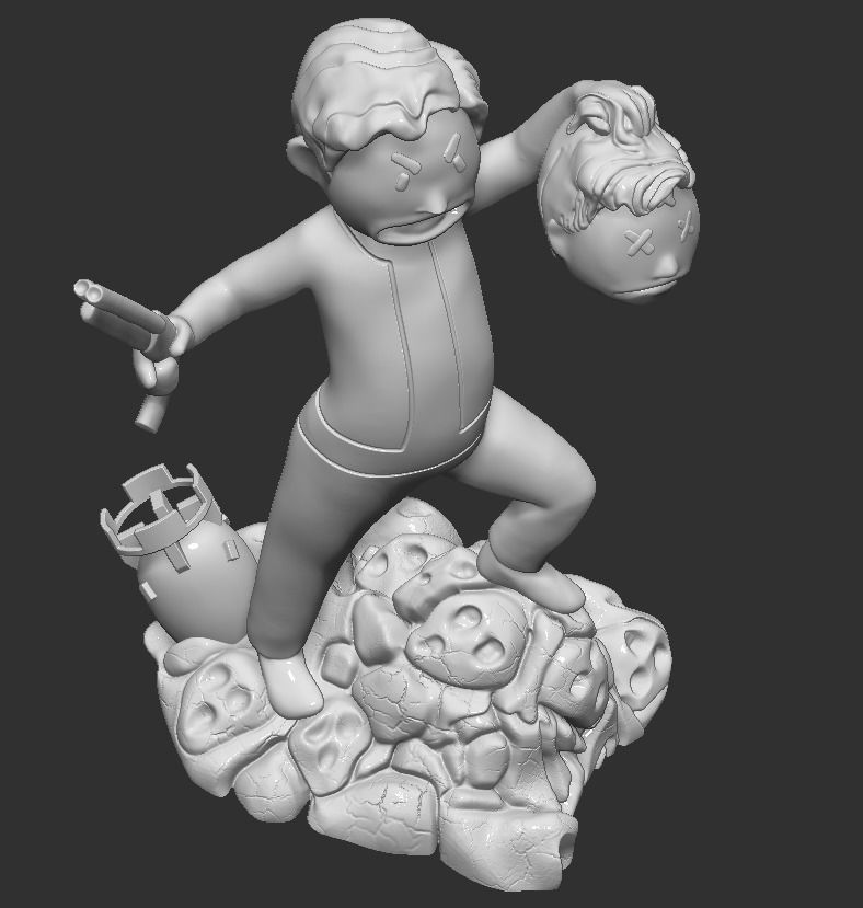 Last Survived Fallout 3D print model_3