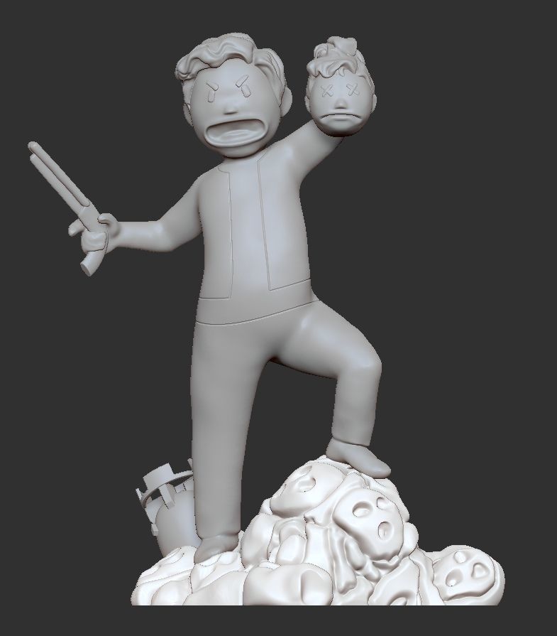 Last Survived Fallout 3D print model_7