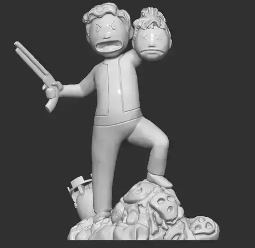 Last Survived Fallout 3D print model