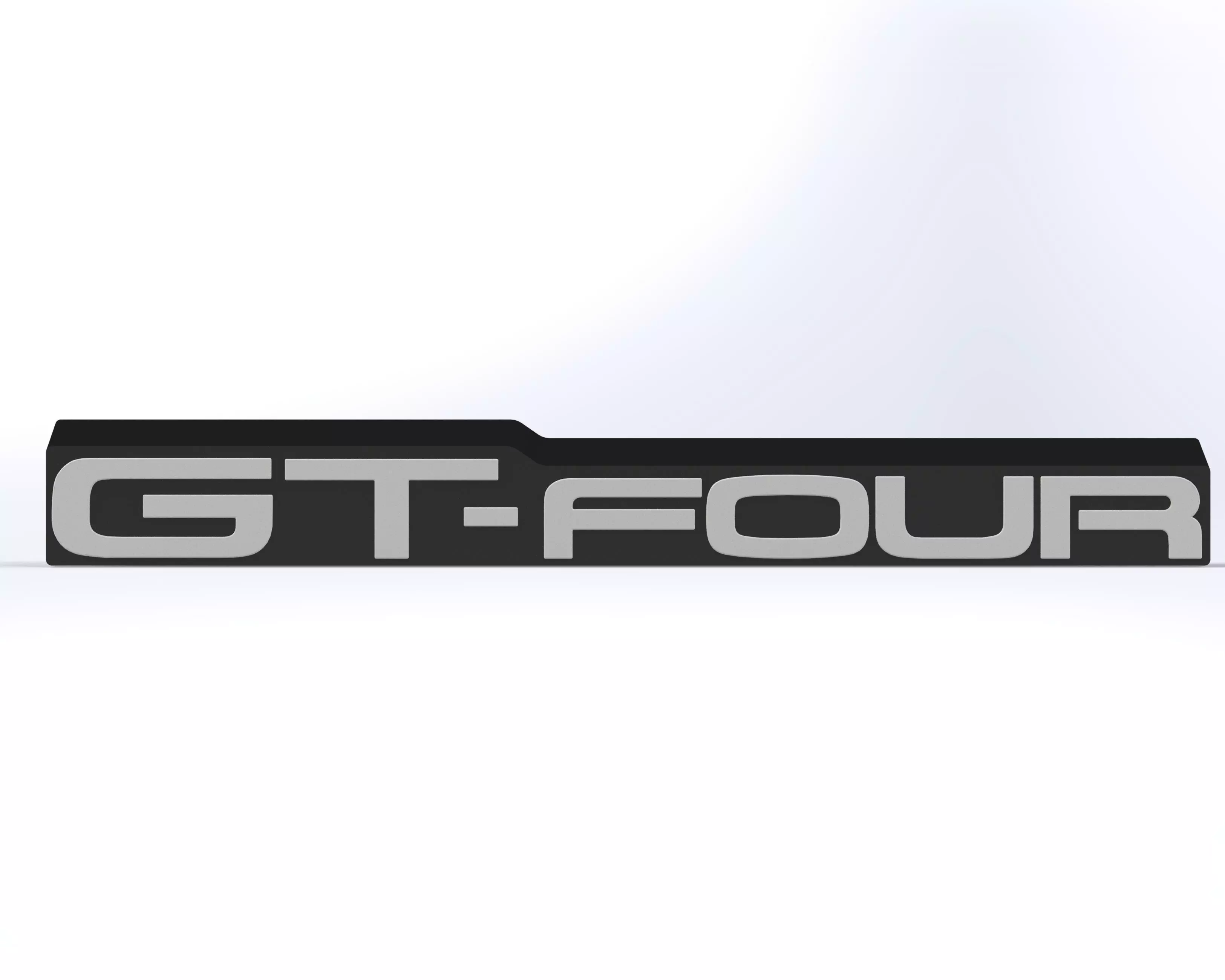 GT-FOUR BADGE ST165 Free 3D print model_0