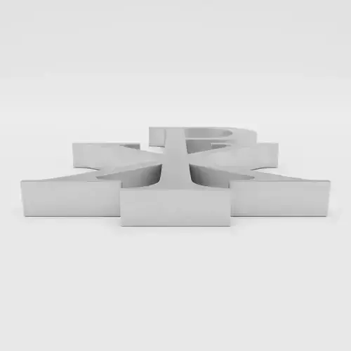 Chi Rho Labarum Symbol 3D model