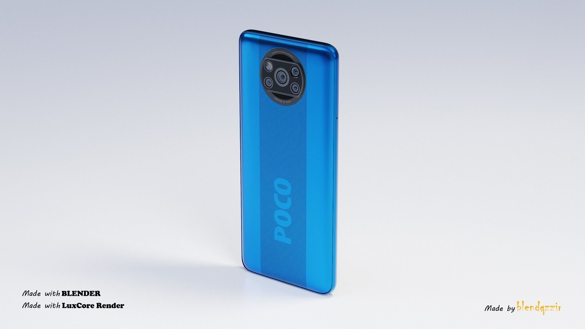 XIAOMI POCO X3 3D model_2