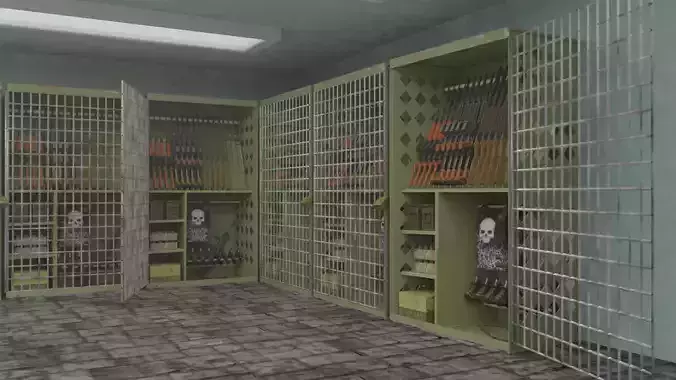 Weapons  locker 3D model