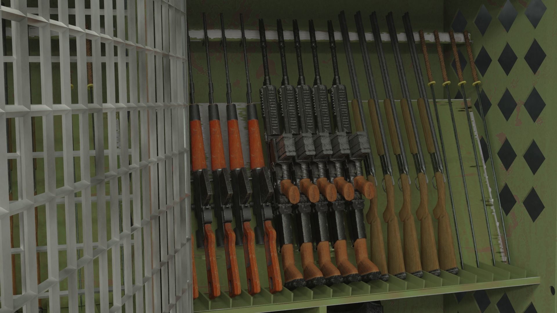 Weapons  locker 3D model_1