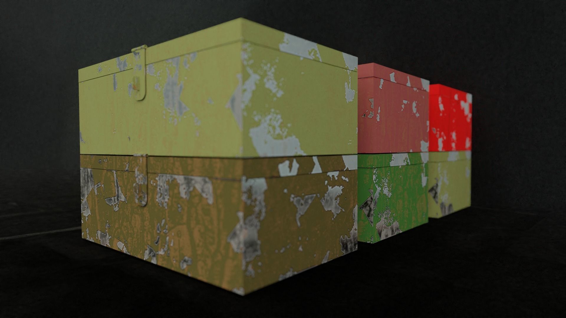 Weapons  locker 3D model_14