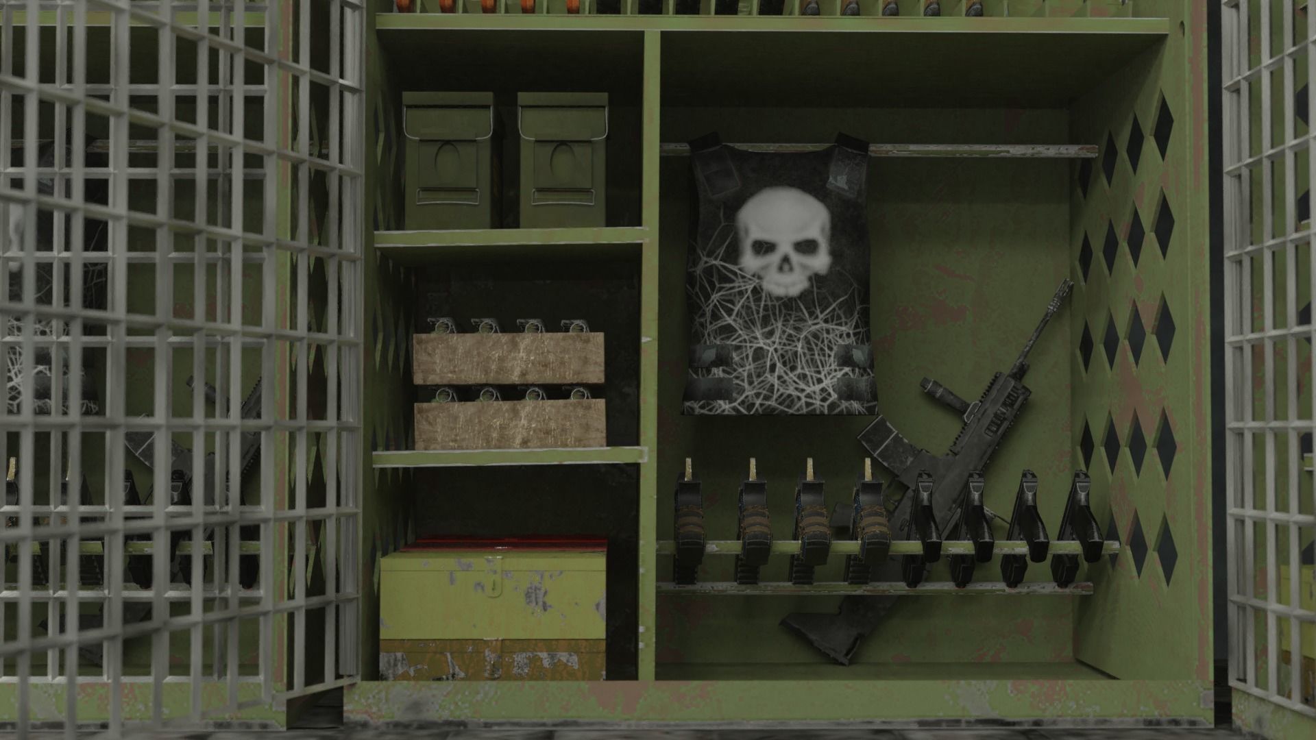 Weapons  locker 3D model_2