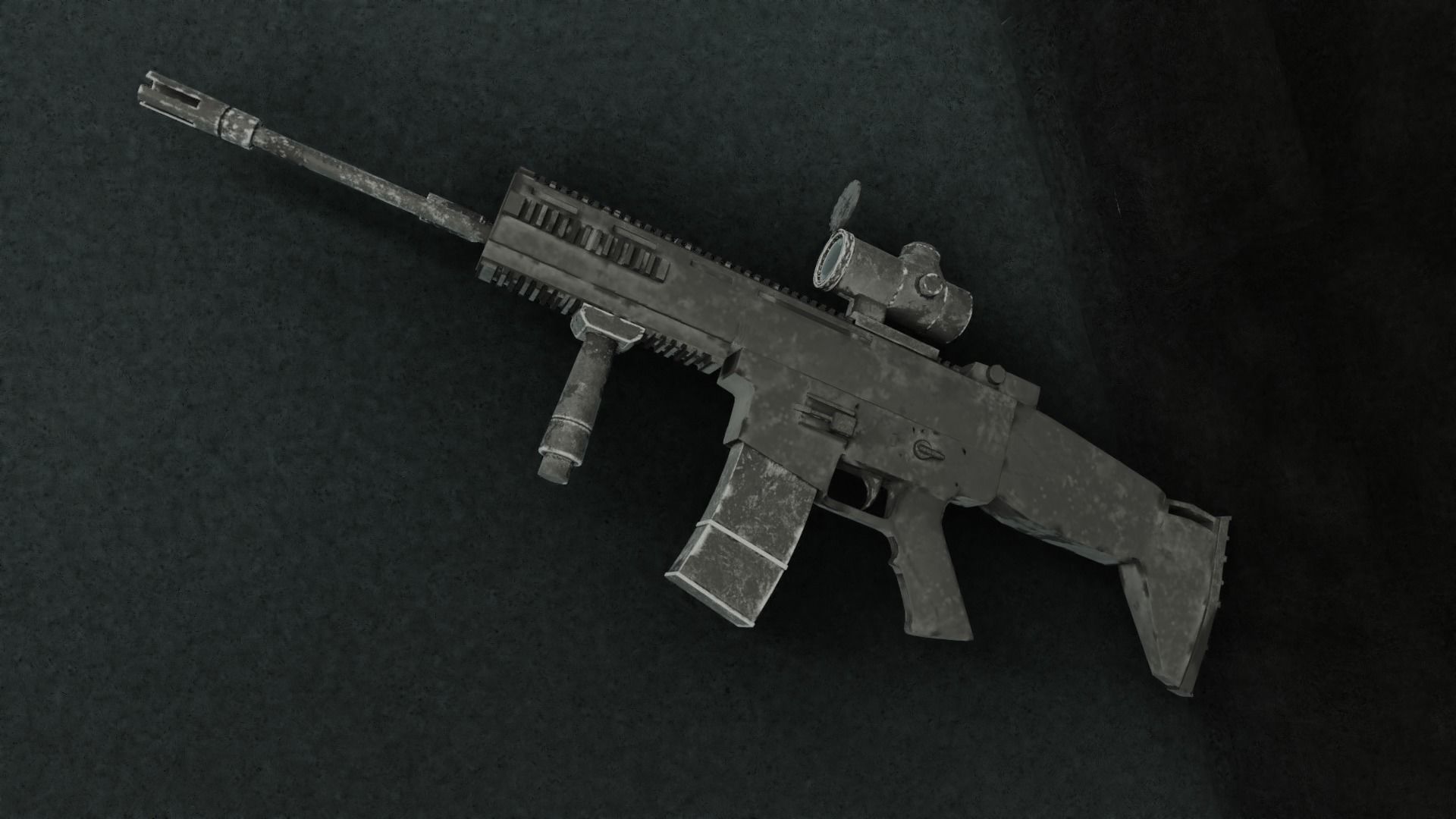 Weapons  locker 3D model_16