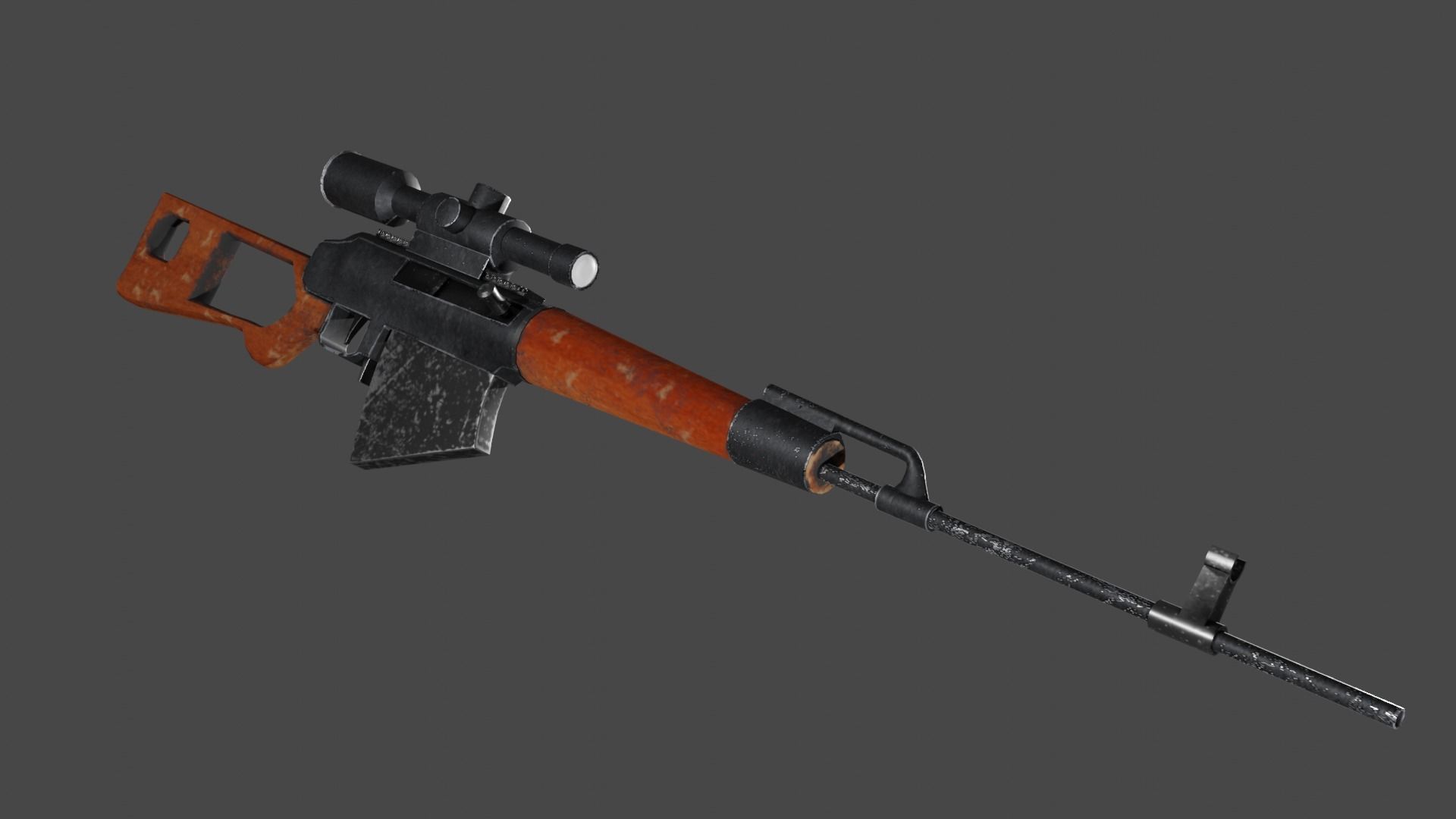 Weapons  locker 3D model_9