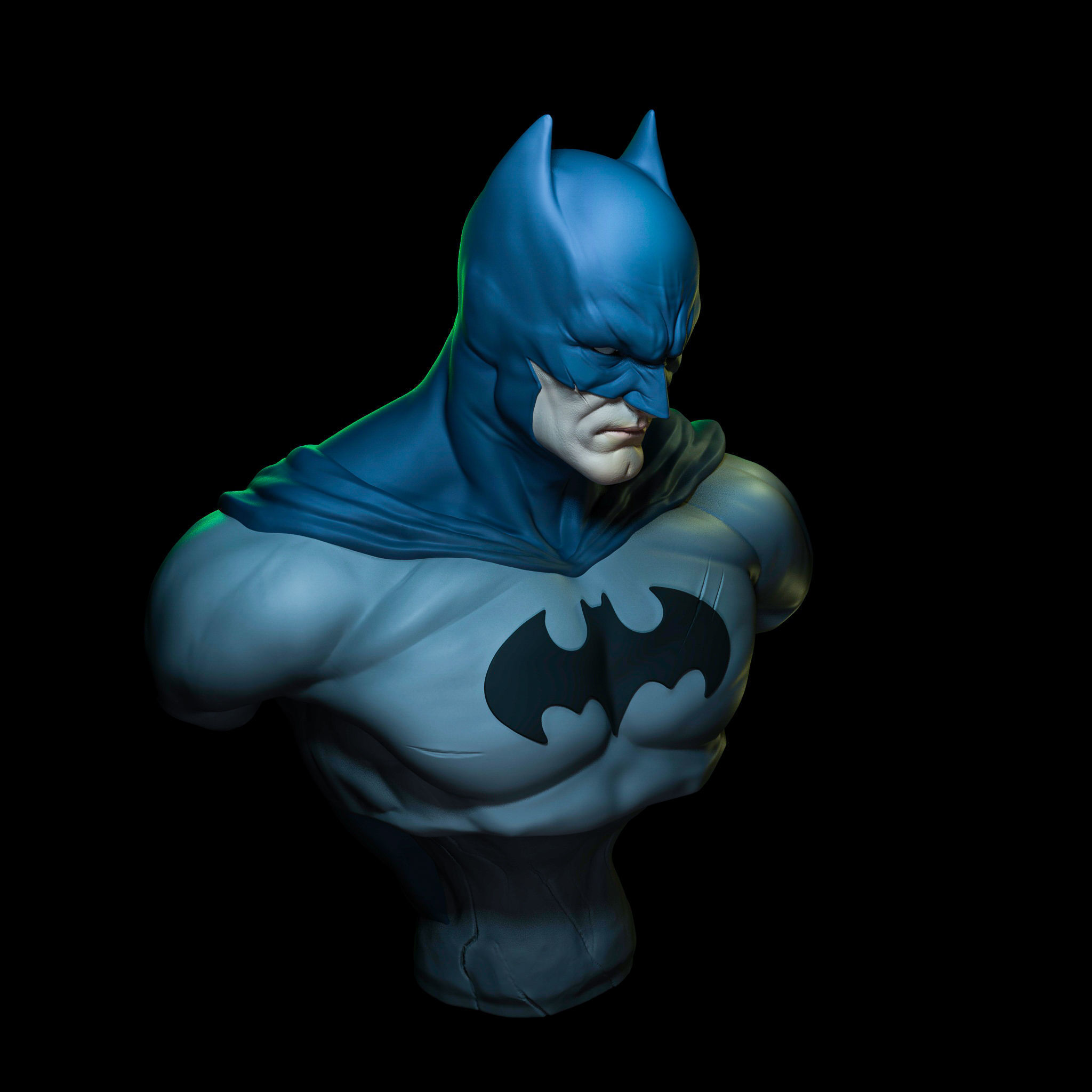Batman bust 3D print modelREADY 3D print model_2