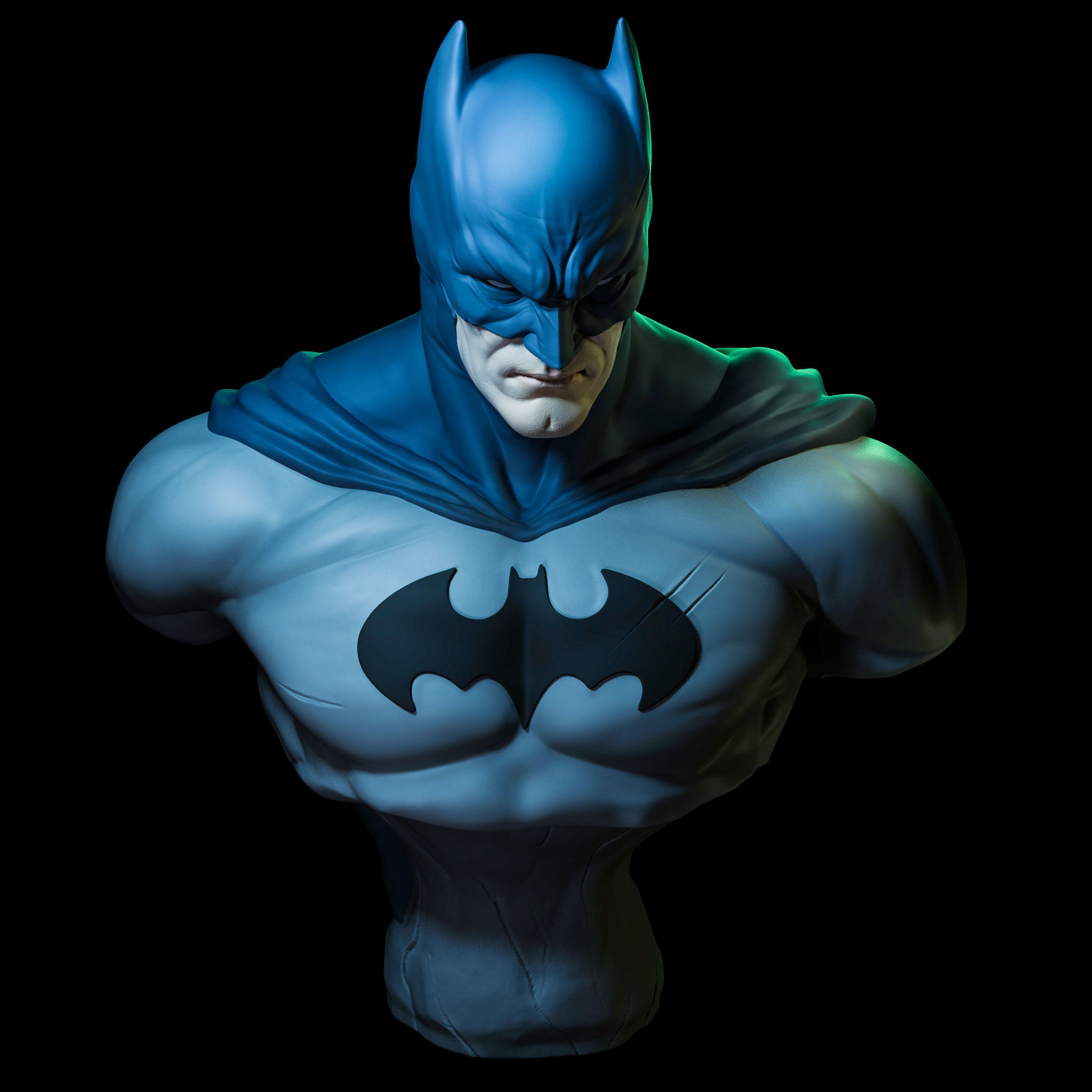 Batman bust 3D print modelREADY 3D print model_8