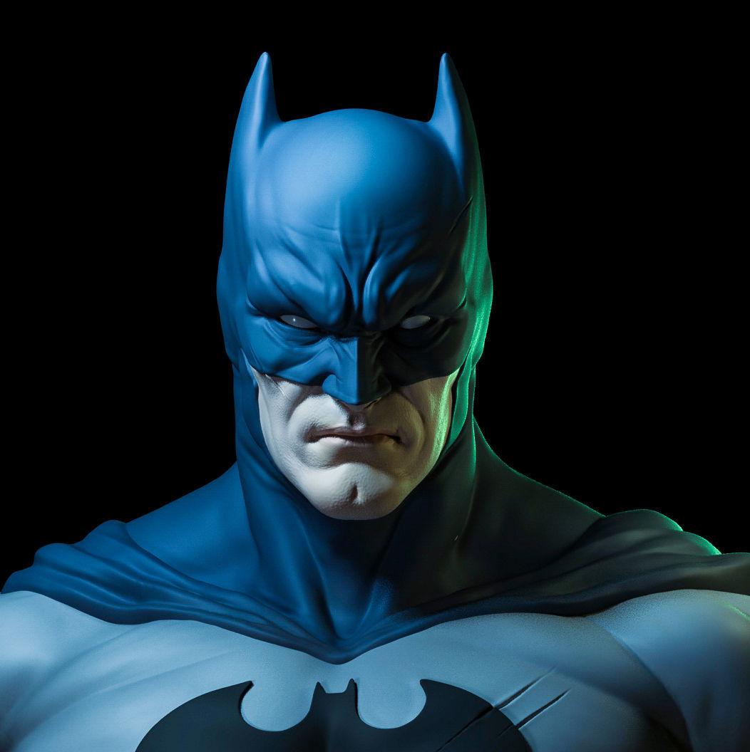 Batman bust 3D print modelREADY 3D print model_1