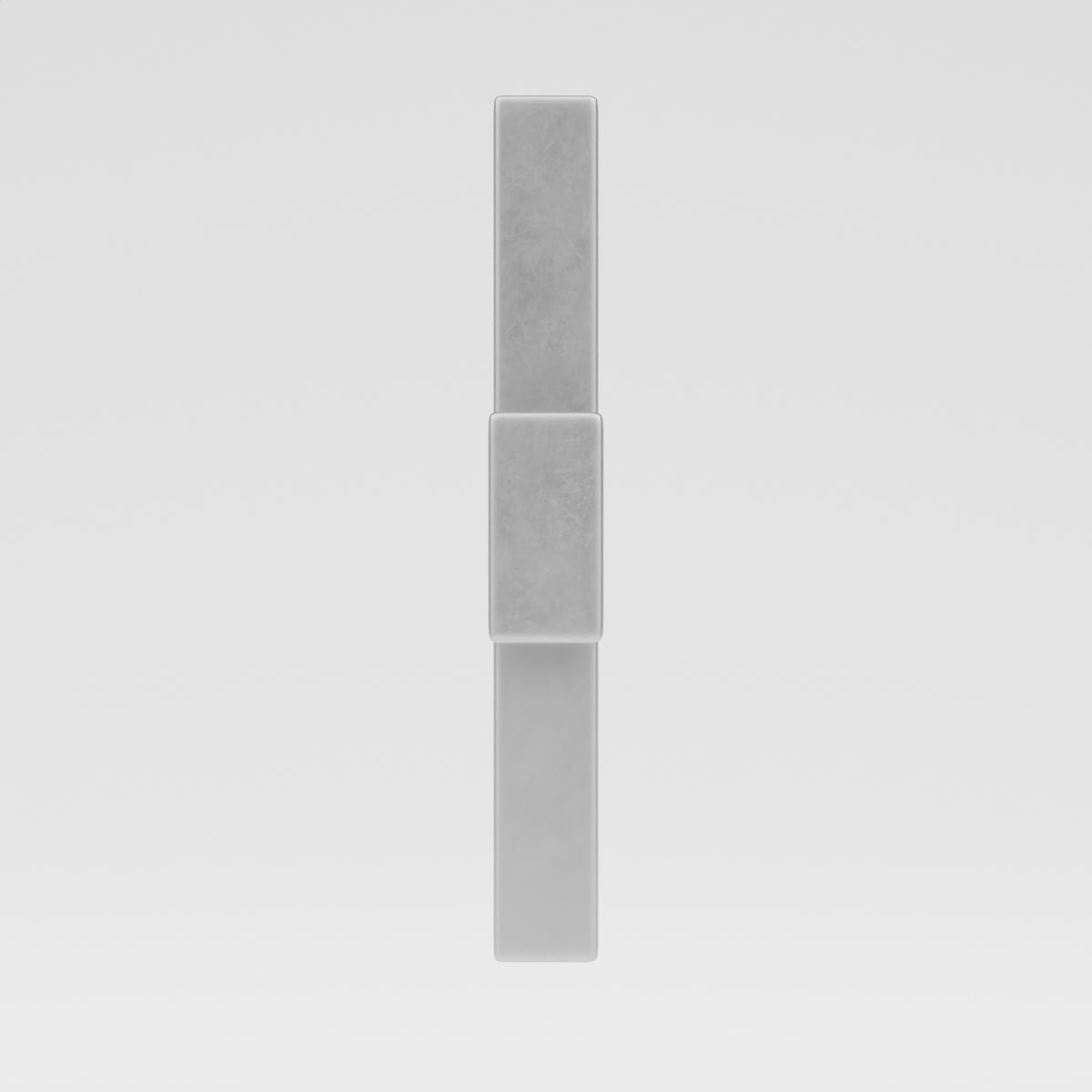 Greek Cross Symbol 3D model_4