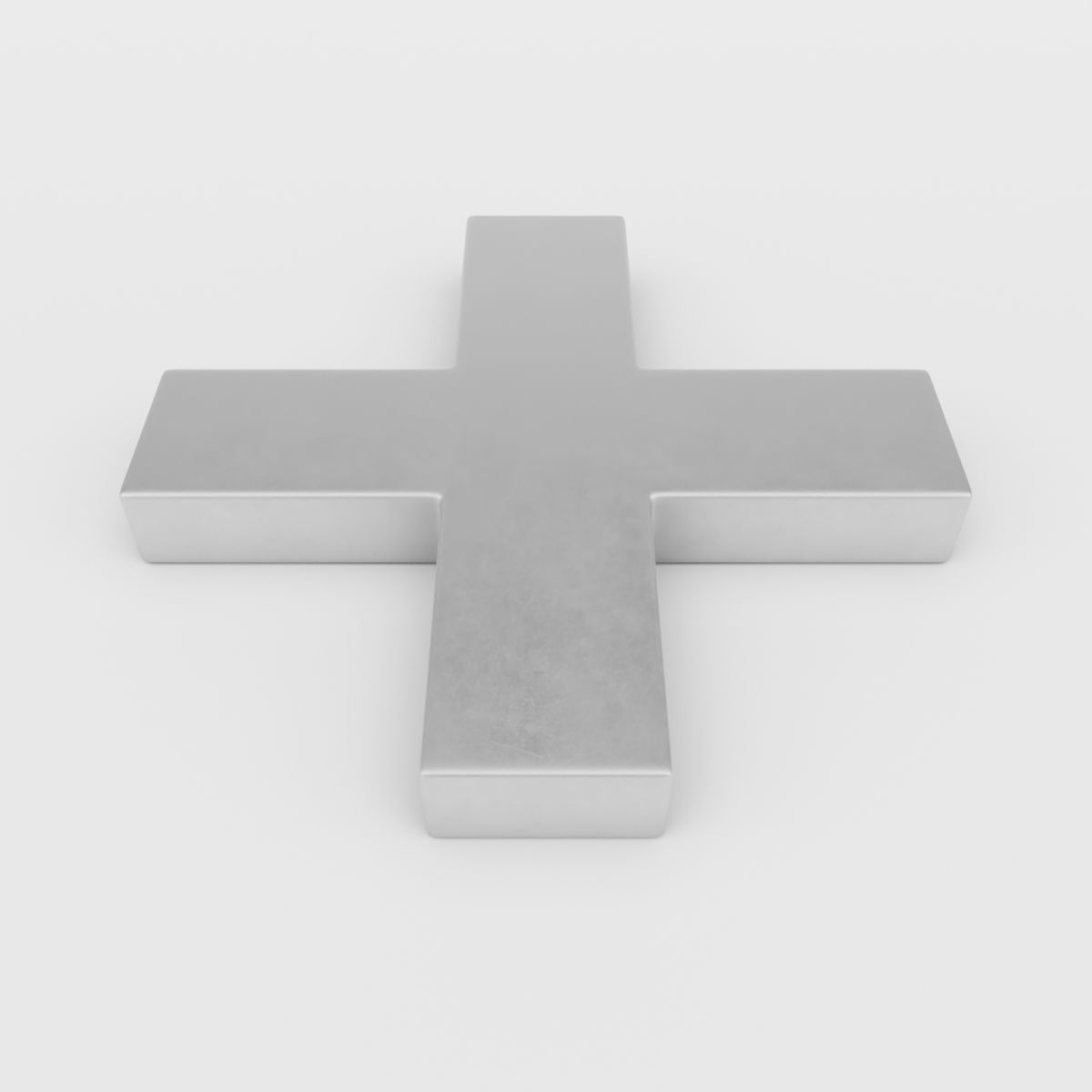 Greek Cross Symbol 3D model_1