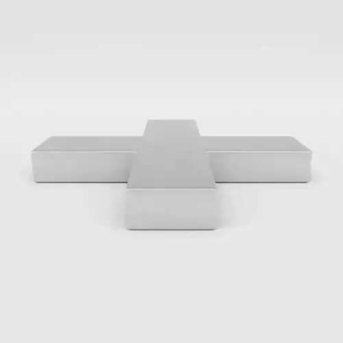 Greek Cross Symbol 3D model