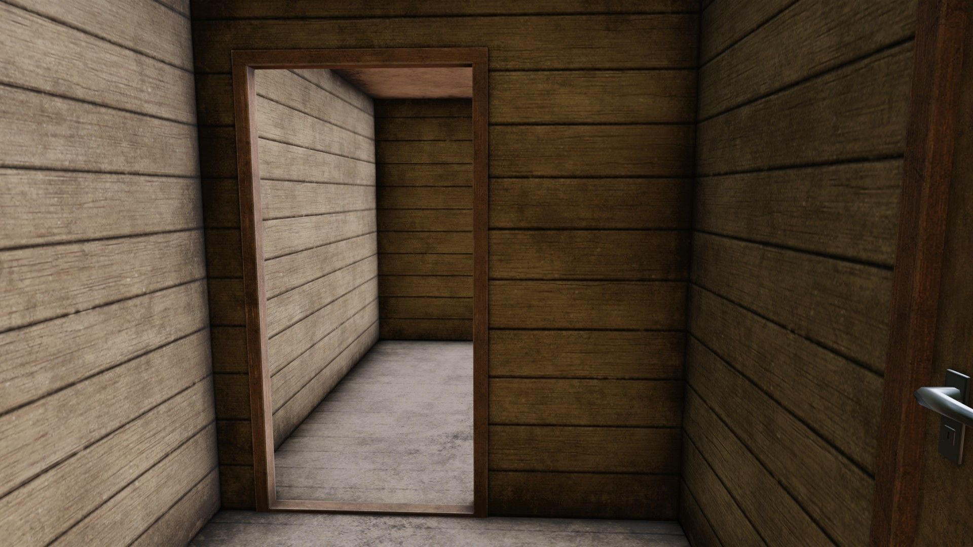 Worn Shed PBR Game-Ready Low-poly 3D model_14