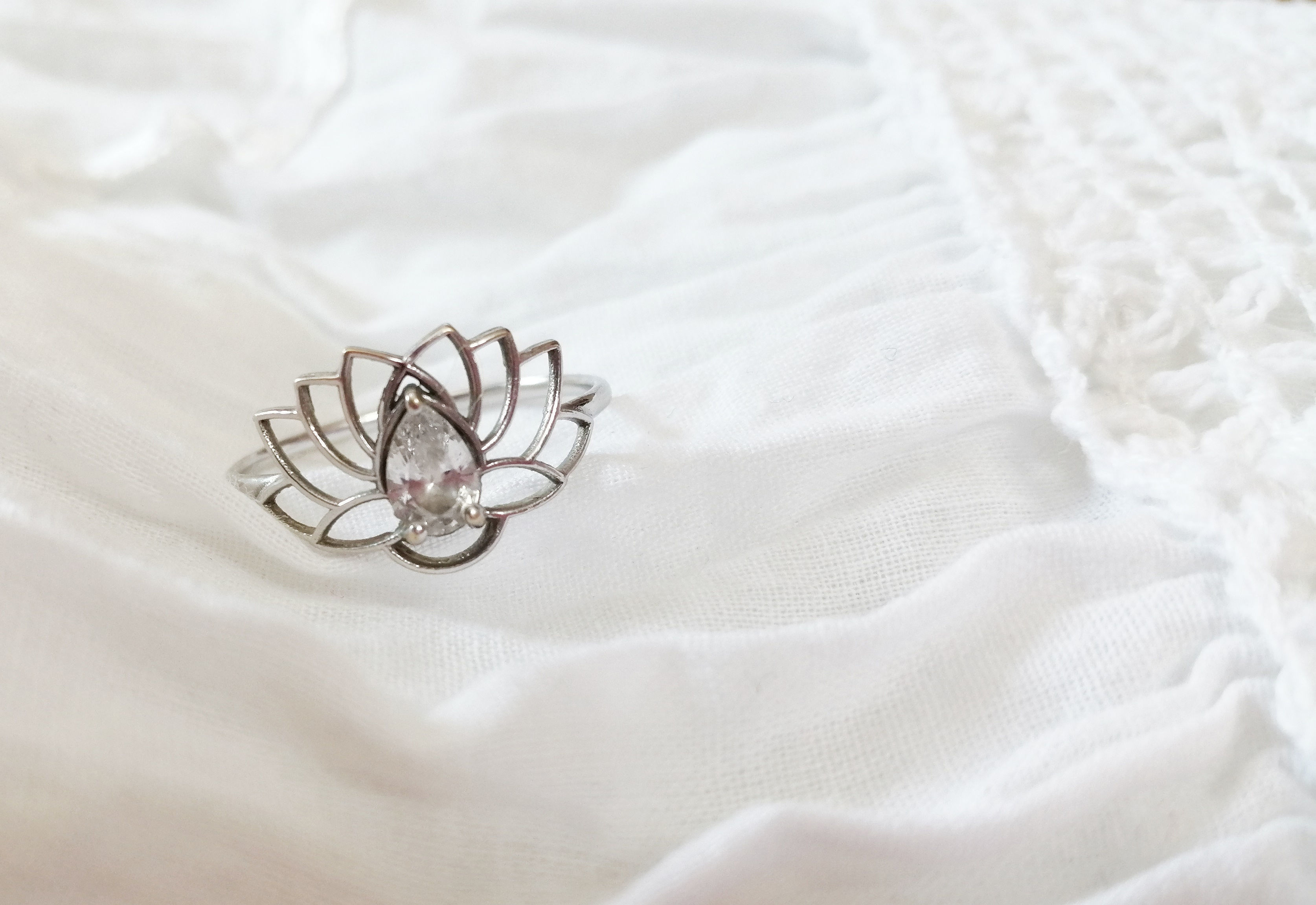 Lotus Ring 3D Print 3D print model_4