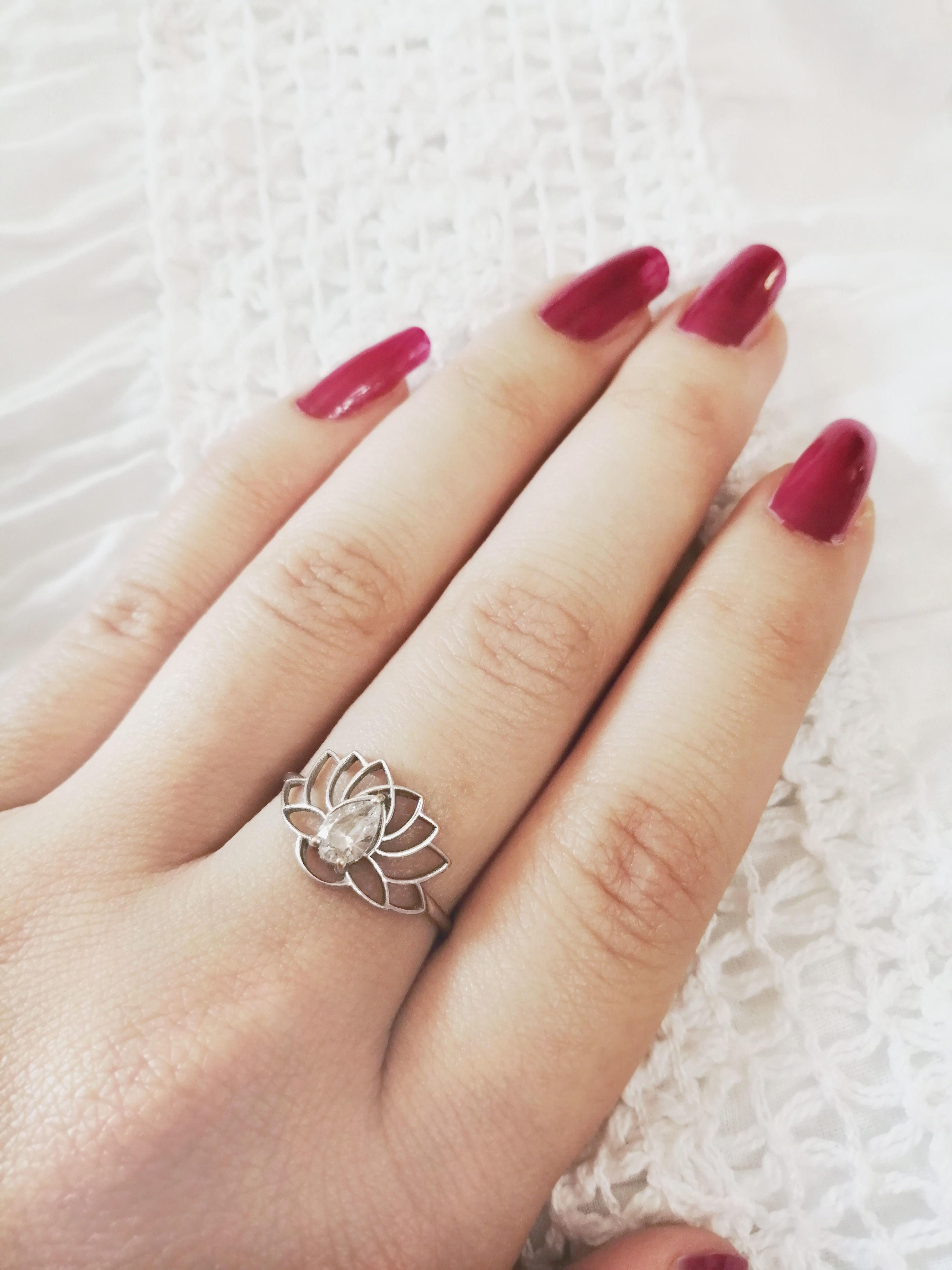 Lotus Ring 3D Print 3D print model_5