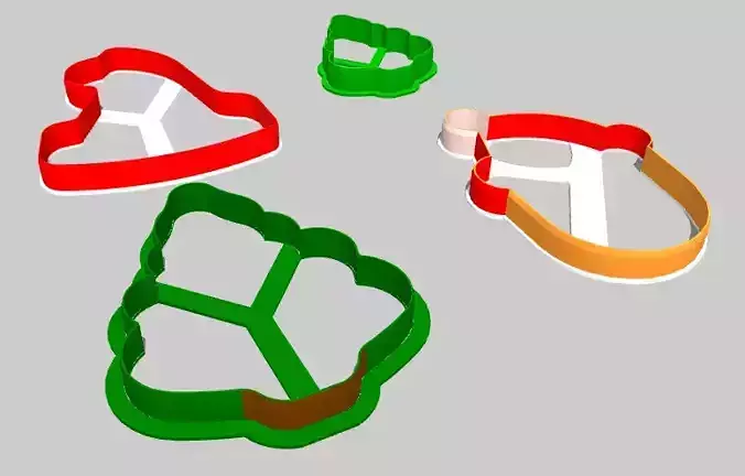 4 Christmas Cookie Cutter