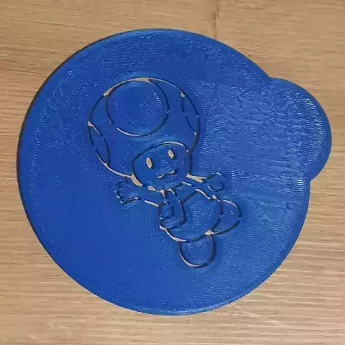 Toad coffee stencil 3D print model