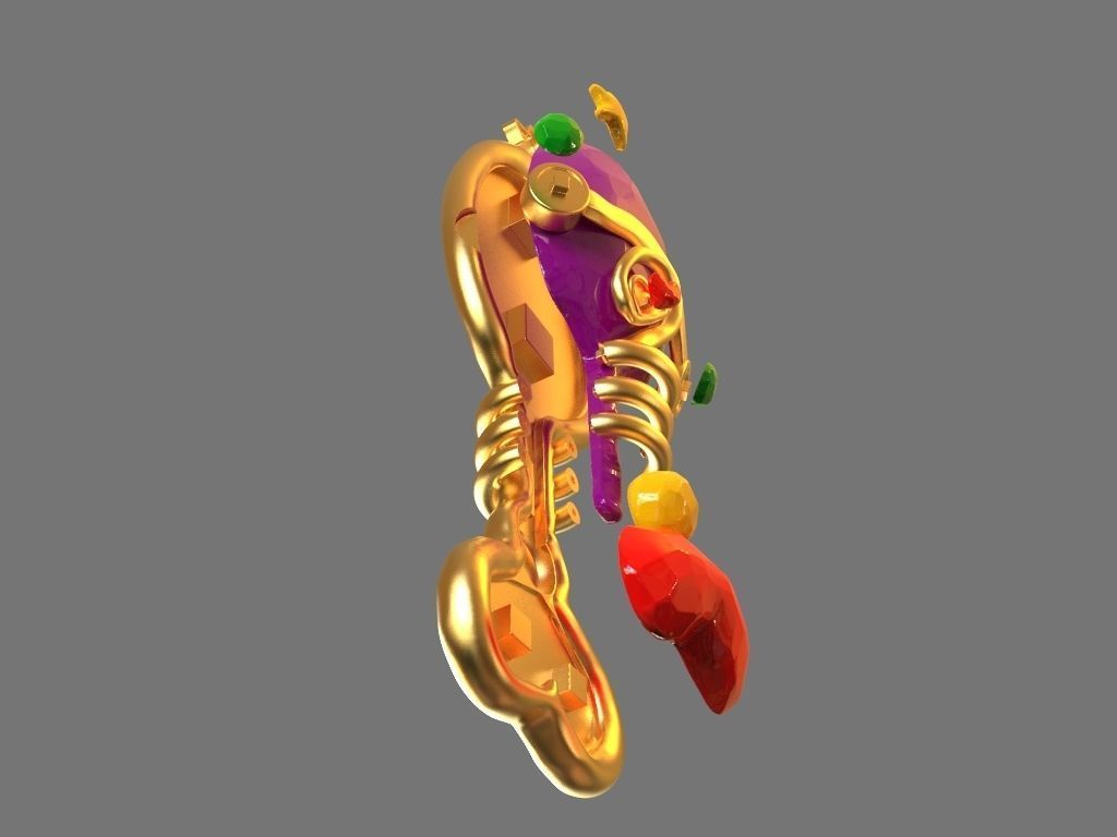 Fantasy Hair Brush Toy 3D print model_19