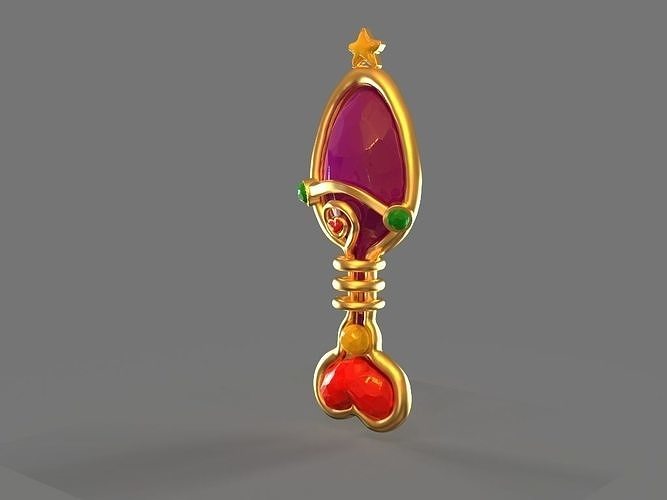 Fantasy Hair Brush Toy 3D print model