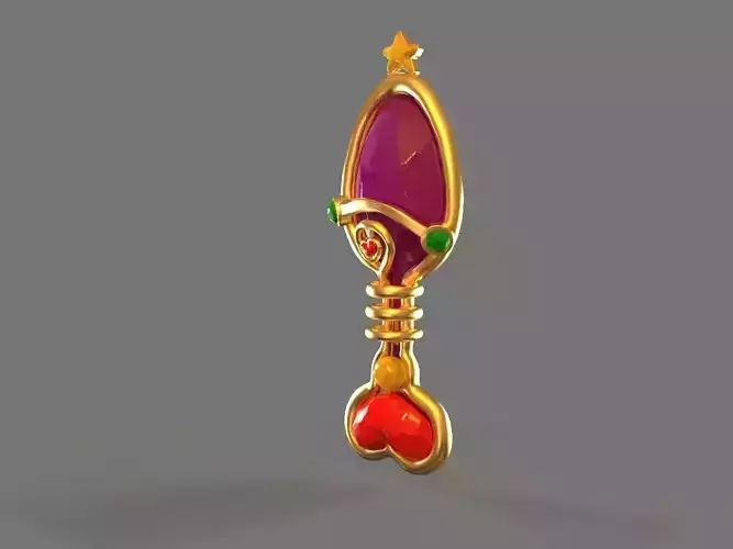 Fantasy Hair Brush Toy 3D print model