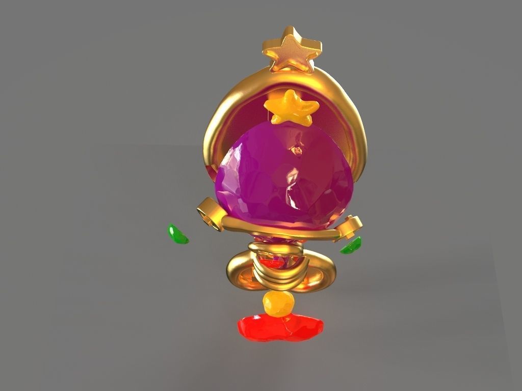 Fantasy Hair Brush Toy 3D print model_18