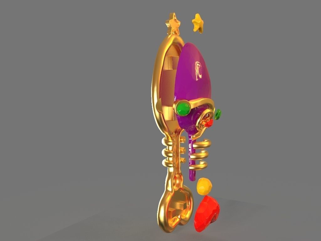 Fantasy Hair Brush Toy 3D print model_16