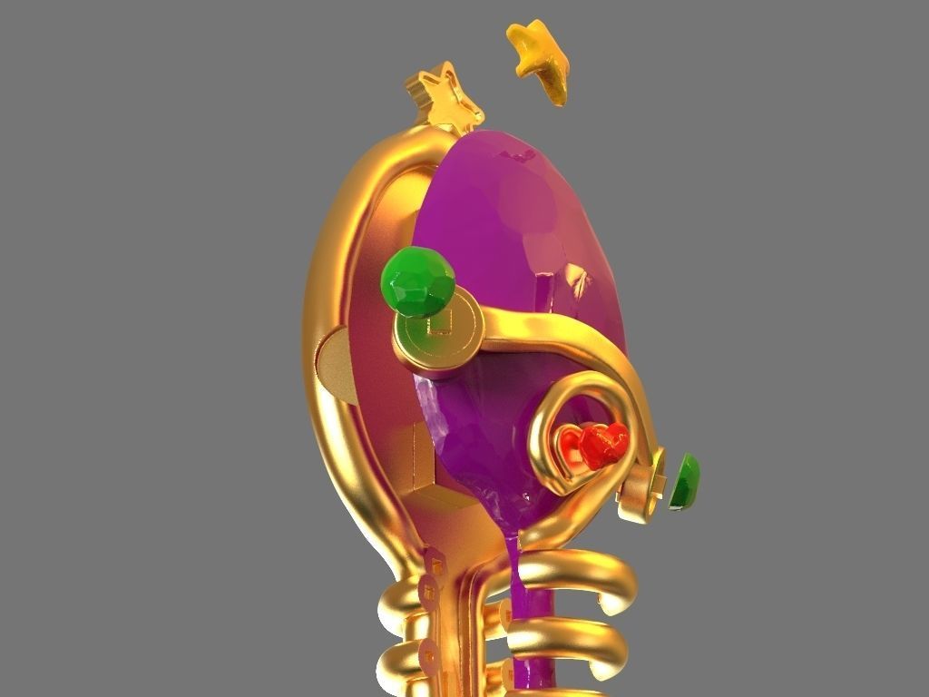 Fantasy Hair Brush Toy 3D print model_20