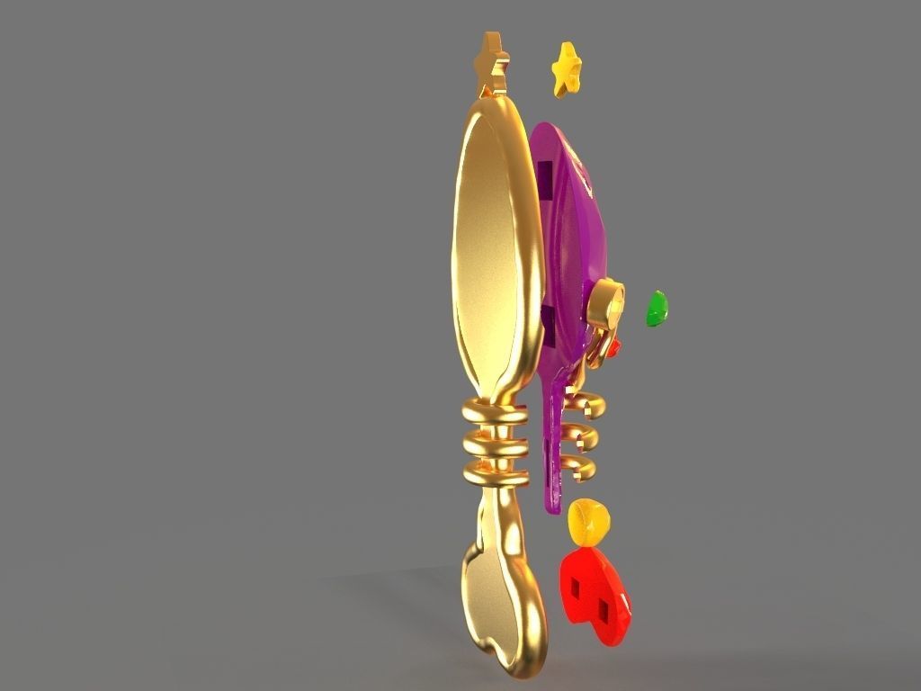 Fantasy Hair Brush Toy 3D print model_15