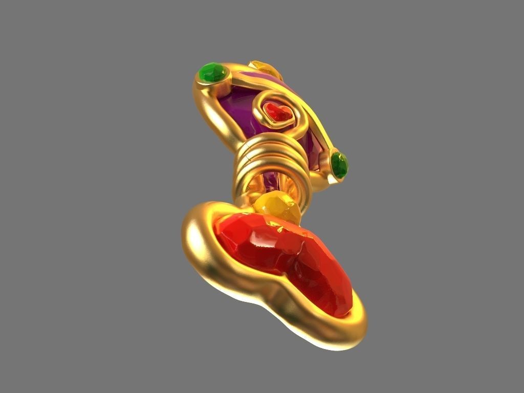 Fantasy Hair Brush Toy 3D print model_11