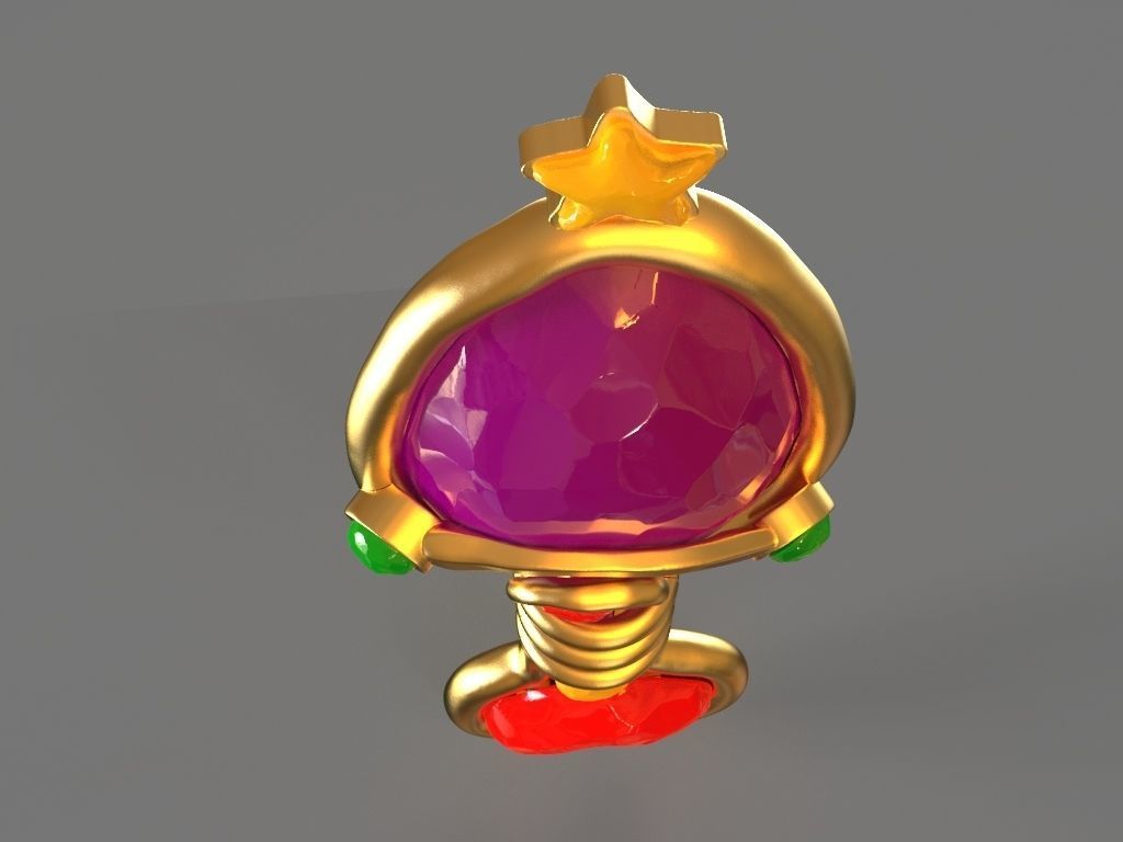 Fantasy Hair Brush Toy 3D print model_10