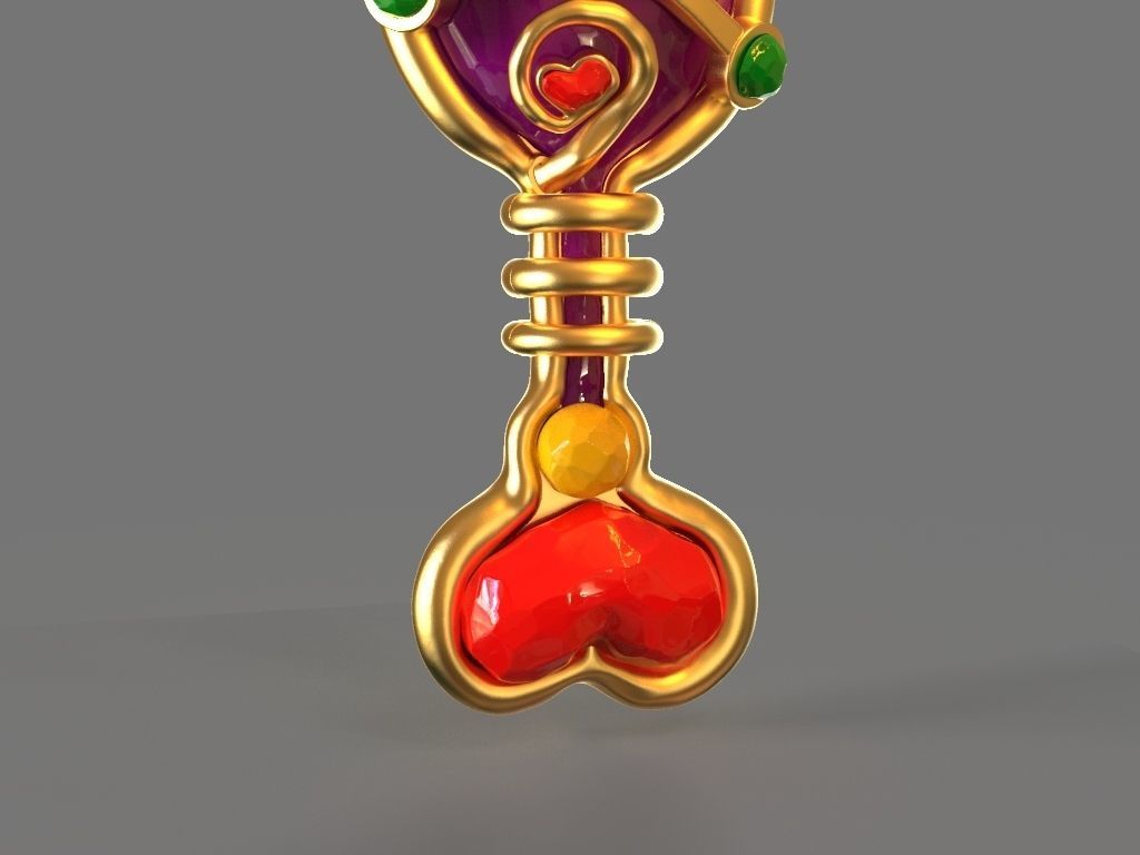 Fantasy Hair Brush Toy 3D print model_8