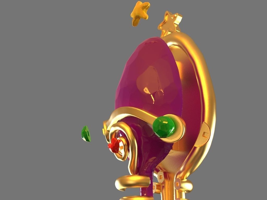 Fantasy Hair Brush Toy 3D print model_23