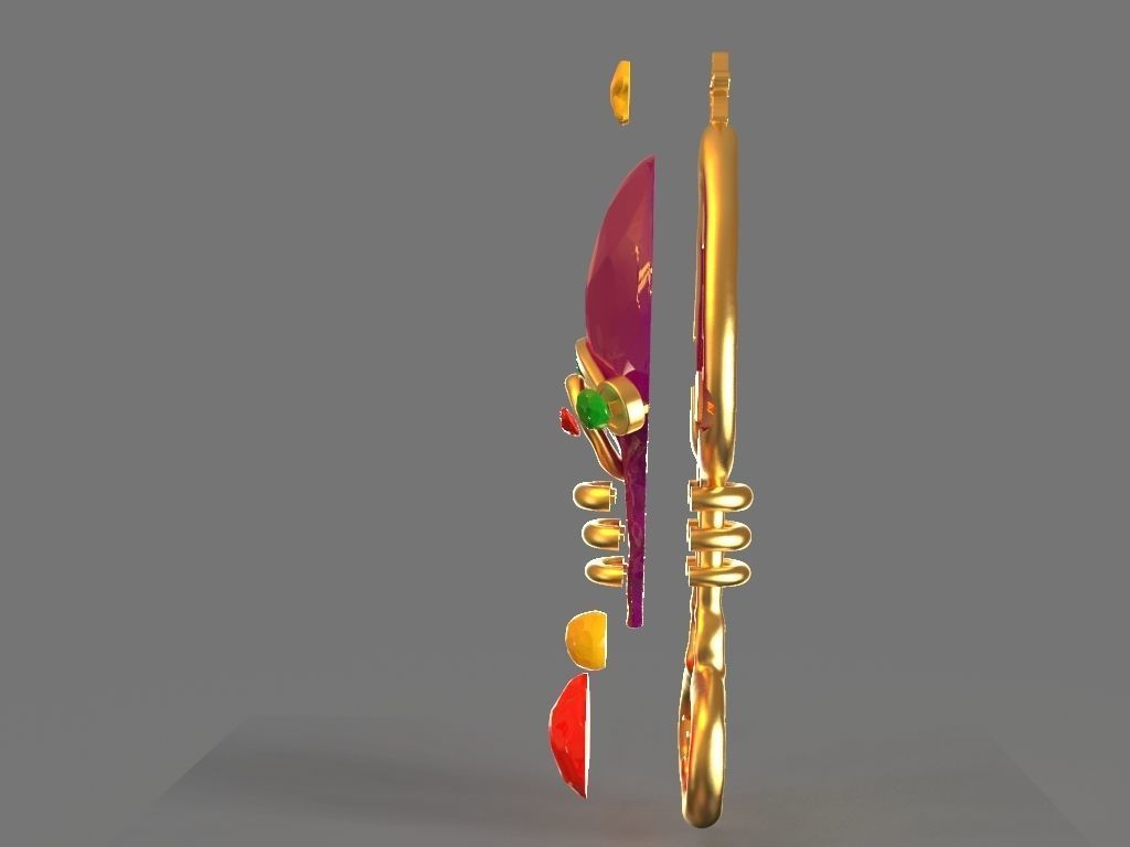 Fantasy Hair Brush Toy 3D print model_14