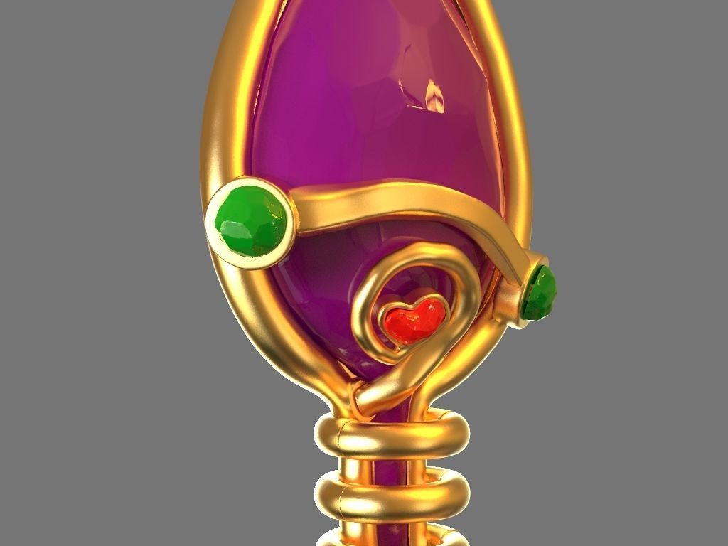 Fantasy Hair Brush Toy 3D print model_9