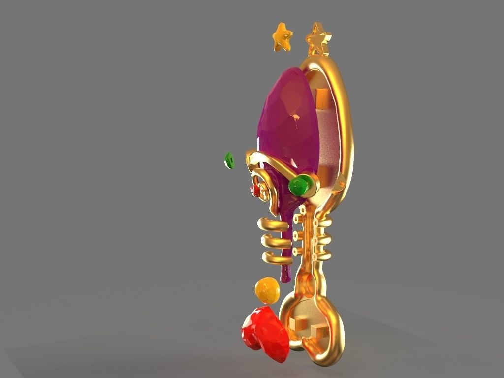 Fantasy Hair Brush Toy 3D print model_13