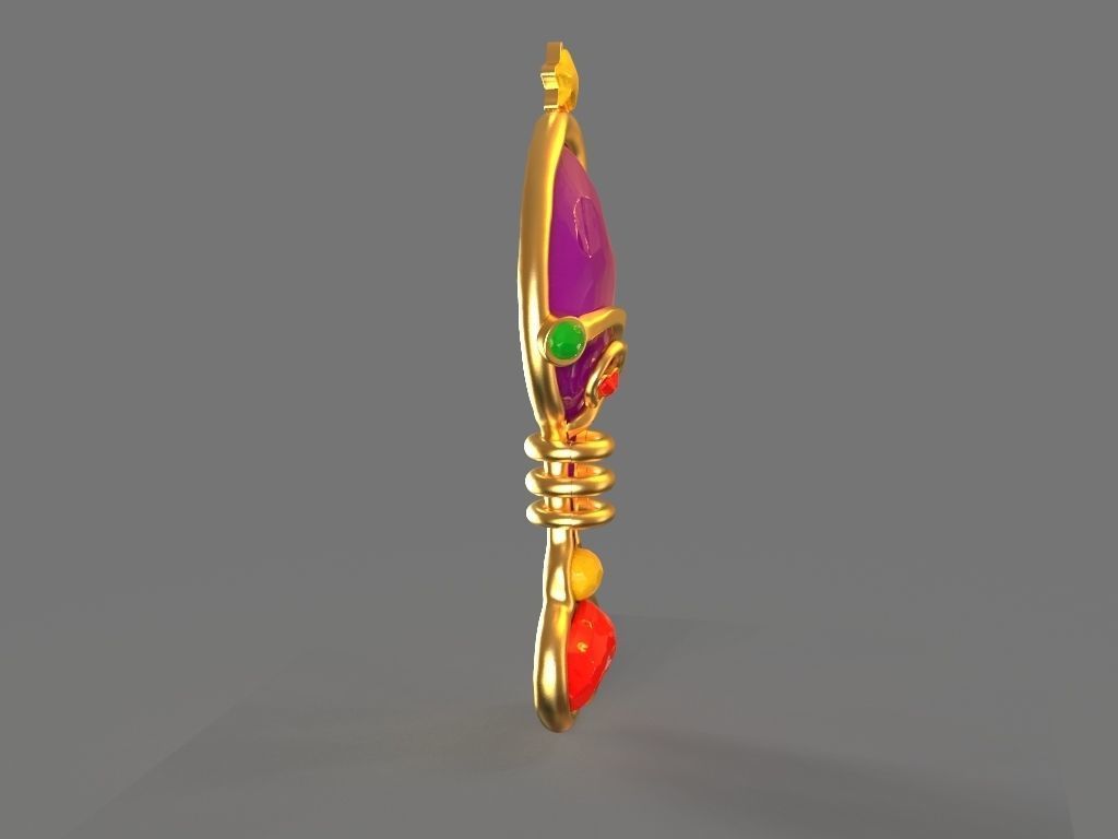 Fantasy Hair Brush Toy 3D print model_5