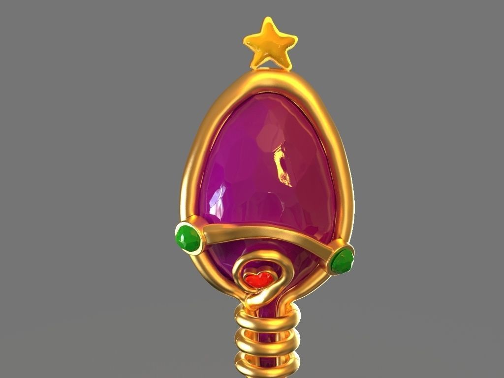 Fantasy Hair Brush Toy 3D print model_7