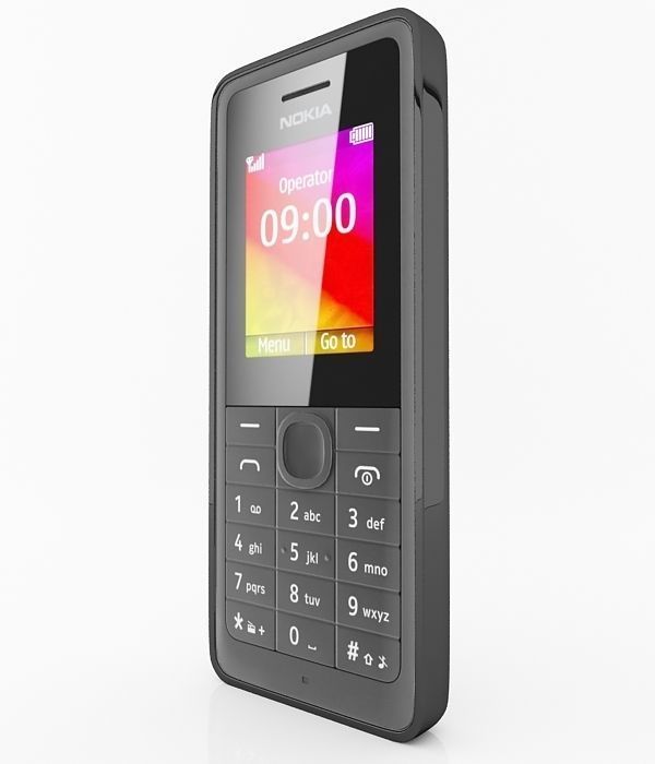 Nokia 106 Collection 3D model_14