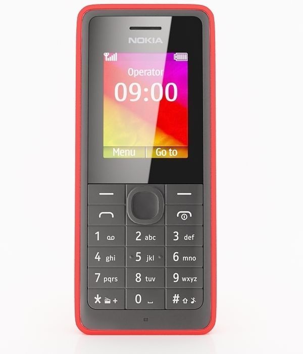 Nokia 106 Collection 3D model_4