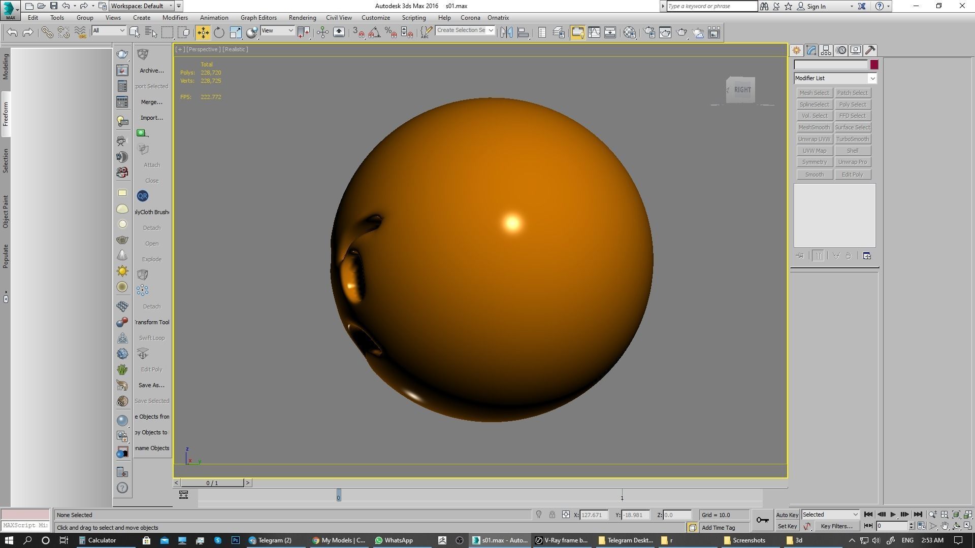 Emoji Angry Face 3D model_13