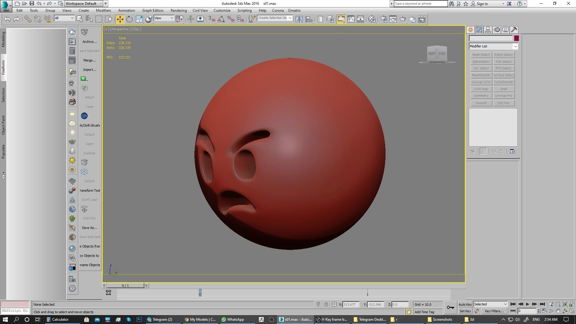 Emoji Angry Face 3D model_15