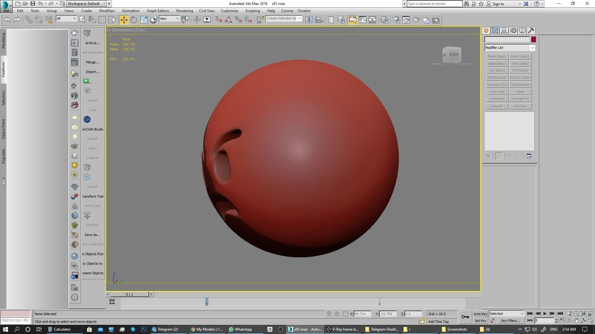 Emoji Angry Face 3D model_14
